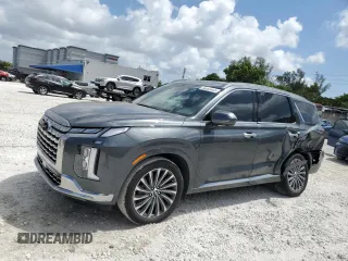 2024 Hyundai Palisade Calligraphy z VIN KM8R74GE0RU768073, wystawiony jako Copart lot #55093825 z przebiegiem 14 217 mil mil oraz Szkoda całkowita • Salvage title. Historia ofert i sprzedaży dostępna na DreamBid. Obrazek 1.