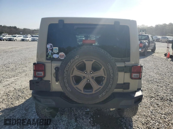2018 Jeep Wrangler JK Unlimited Sport S with VIN 1C4BJWDG2JL871384, listed as a Copart auction lot 49990495 with 66,770 mi miles and Salvage Title. Bid and sale history available at carsss.com. Image 6.
