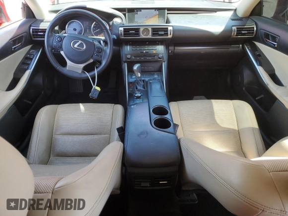 2014 Lexus IS 250 z VIN JTHBF1D20E5037535, wystawiony jako Copart lot #57804695 z przebiegiem 91 850 mil mil oraz Szkoda całkowita • Salvage title. Historia ofert i sprzedaży dostępna na DreamBid. Obrazek 8.