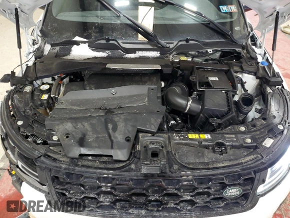 2022 Land Rover Range Rover Evoque R-Dynamic S with VIN SALZT2FX9NH172124, listed as a Copart auction lot 46345935 with 33,447 mi miles and Salvage Title. Bid and sale history available at carsss.com. Image 12.