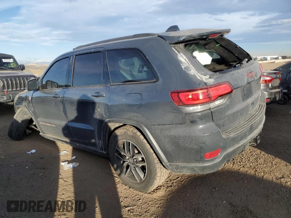 2017 Jeep Grand Cherokee Trailhawk with VIN 1C4RJFLT8HC772429, listed as a Copart auction lot 89334325 with 193,516 mi miles and Salvage title. Bid and sale history available at DreamBid. Image 2.