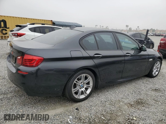 2011 BMW 5 Series 528i with VIN WBAFR1C57BDS35260, listed as a Copart auction lot 52989735 with 194,734 mi miles and Salvage Title. Bid and sale history available at carsss.com. Image 3.