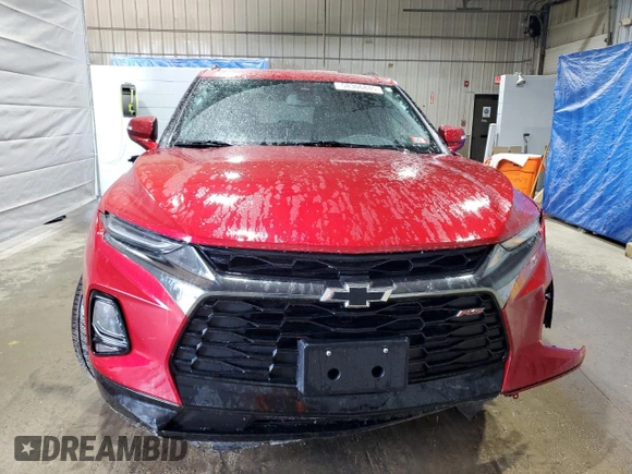 2021 Chevrolet Blazer RS z VIN 3GNKBKRS5MS581391, wystawiony jako Copart lot #58306845 z przebiegiem 29 756 mil mil oraz Szkoda całkowita • Salvage title. Historia ofert i sprzedaży dostępna na DreamBid. Obrazek 5.