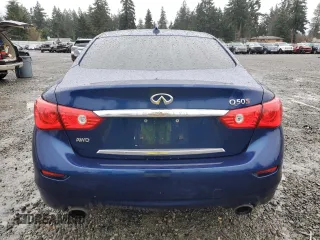 2017 Infiniti Q50 Red Sport 400 with VIN JN1FV7AR6HM870313, listed as a Copart auction lot 83214104 with 68,315 mi miles and Salvage Title. Bid and sale history available at carsss.com. Image 6.