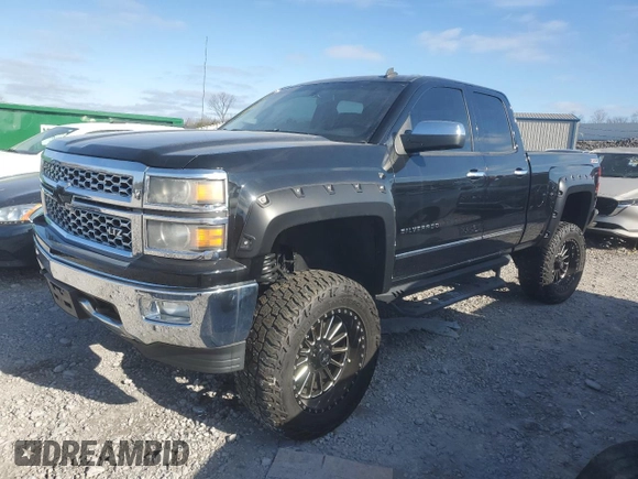 2014 Chevrolet Silverado 1500 LTZ with VIN 1GCVKSEJ6EZ287182, listed as a Copart auction lot 41540675 with 129,151 mi miles and Clean Title. Bid and sale history available at DreamBid. Image 1.