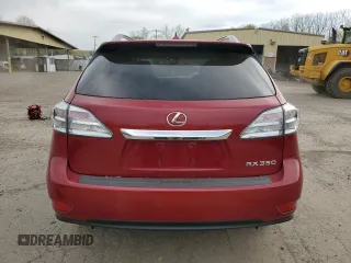 2011 Lexus RX 350 with VIN 2T2BK1BA5BC106429, listed as a Copart auction lot 54818655 with 183,020 mi miles and Salvage Title. Bid and sale history available at DreamBid. Image 6.