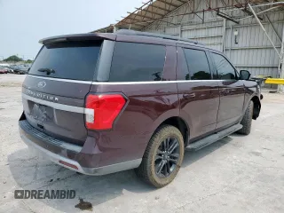 2024 Ford Expedition XLT with VIN 1FMJU1H88REA95895, listed as a Copart auction lot 58021865 with 4,403 mi miles and Salvage title. Bid and sale history available at DreamBid. Image 3.