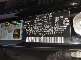 2024 Kia Telluride EX X-Line с VIN 5XYP3DGC7RG413778, выставлен на аукционе IAAI как лот 41987507 с пробегом 9 164 миль миль и . История ставок и продаж доступна на DreamBid. Изображение 9.