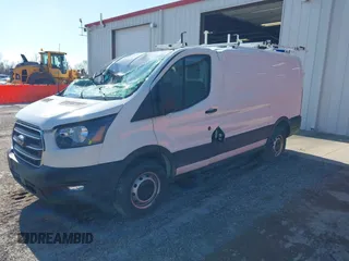2020 Ford Transit Cargo with VIN 1FTBR1Y8XLKA84383, listed as a IAAI auction lot 41519121 with 61,410 mi miles and . Bid and sale history available at DreamBid. Image 2.