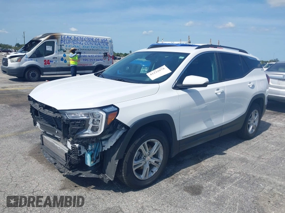 2023 GMC Terrain SLE with VIN 3GKALTEG4PL231505, listed as a IAAI auction lot 42229878 with 52,975 mi miles and . Bid and sale history available at DreamBid. Image 17.