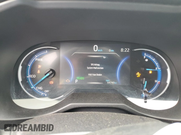 2023 Toyota RAV4 Hybrid XLE with VIN 2T3RWRFV6PW165165, listed as a Copart auction lot 59011275 with 64,740 mi miles and Clean title. Bid and sale history available at DreamBid. Image 9.