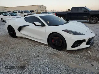 2021 Chevrolet Corvette 1LT with VIN 1G1YA2D43M5105061, listed as a Copart auction lot 77999404 with 35,489 mi miles and Salvage Title. Bid and sale history available at carsss.com. Image 4.