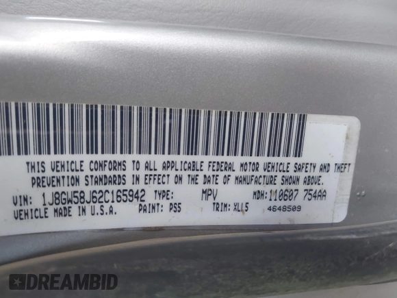2002 Jeep Grand Cherokee Limited with VIN 1J8GW58J62C165942, listed as a IAAI auction lot 42739339 with 220,677 mi miles and . Bid and sale history available at DreamBid. Image 9.