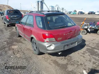 2002 Subaru Impreza Outback Special Sports with VIN JF1GG68522H822483, listed as a IAAI auction lot 41621127 with 209,164 mi miles and . Bid and sale history available at DreamBid. Image 3.