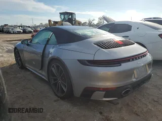 2020 Porsche 911 Carrera S with VIN WP0CB2A97LS263546, listed as a Copart auction lot 75195014 with 0 mi miles and Salvage Title. Bid and sale history available at carsss.com. Image 2.
