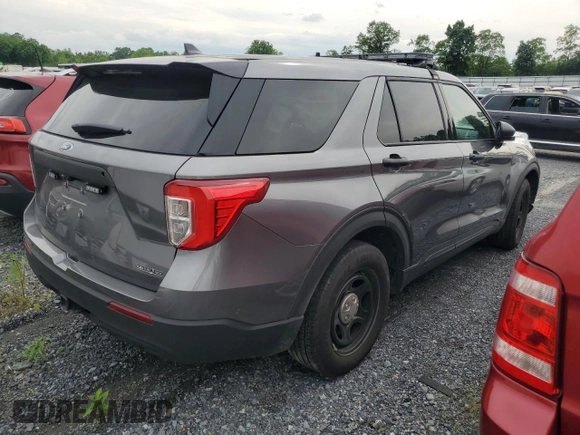 2023 Ford Police Interceptor Utility z VIN 1FM5K8AB9PGA17813, wystawiony jako Copart lot #58211995 z przebiegiem 2 753 mil mil oraz Szkoda całkowita • Salvage title. Historia ofert i sprzedaży dostępna na DreamBid. Obrazek 3.