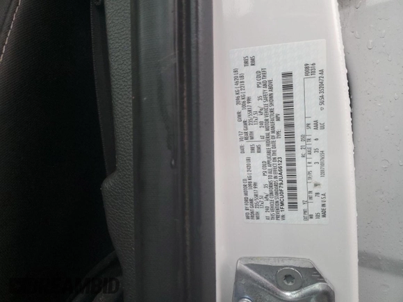 2018 Ford Escape S с VIN 1FMCU0F79JUA66123, выставлен на аукционе Copart как лот 51492995 с пробегом 81 905 миль миль и Списание • Salvage title. История ставок и продаж доступна на DreamBid. Изображение 16.
