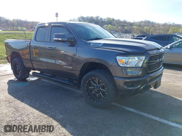 2021 Ram 1500 Big Horn with VIN 1C6SRFBT3MN741025, listed as a IAAI auction lot 41899873 with 46,530 mi miles. Bid and sale history available at carsss.com. Image 1.
