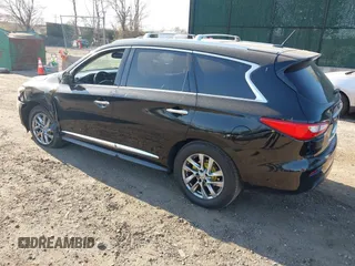 2015 Infiniti QX60 with VIN 5N1AL0MM0FC546745, listed as a IAAI auction lot 42097316 with 181,814 mi miles. Bid and sale history available at carsss.com. Image 3.