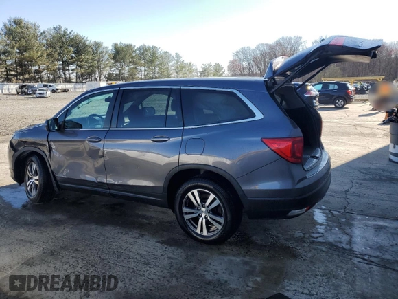 2018 Honda Pilot EX-L with VIN 5FNYF6H59JB066733, listed as a Copart auction lot 50876575 with 135,379 mi miles and Salvage Title. Bid and sale history available at carsss.com. Image 2.