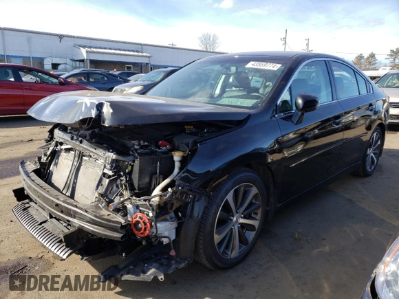 2016 Subaru Legacy 3.6R Limited with VIN 4S3BNEJ67G3010477, listed as a Copart auction lot 43559774 with 31,566 mi miles and Non Repairable. Bid and sale history available at carsss.com. Image 1.