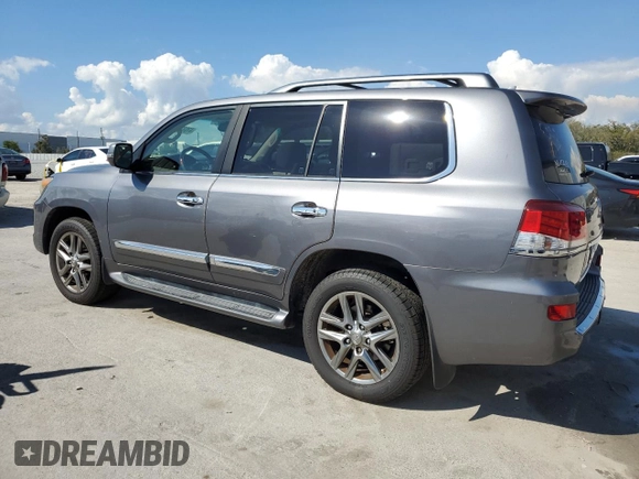 2013 Lexus LX 570 z VIN JTJHY7AX0D4112762, wystawiony jako Copart lot #47033775 z przebiegiem 188 568 mil mil oraz Czysty tytuł • Clean title. Historia ofert i sprzedaży dostępna na DreamBid. Obrazek 2.