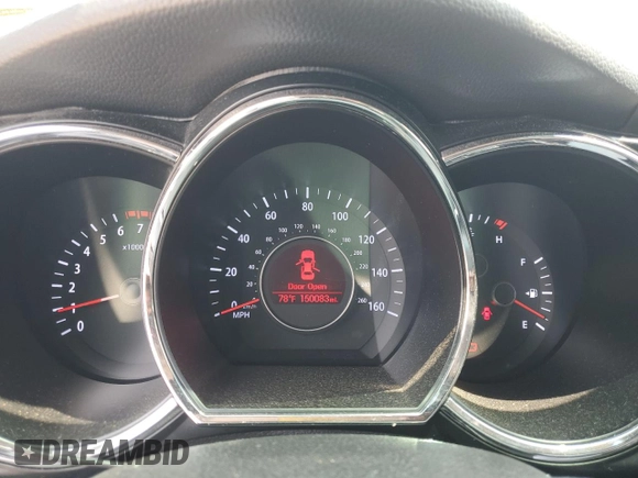 2013 Kia Optima EX with VIN 5XXGN4A72DG120387, listed as a Copart auction lot 59125265 with 150,083 mi miles and Salvage title. Bid and sale history available at DreamBid. Image 9.