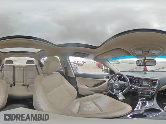 2015 Kia Optima EX with VIN 5XXGN4A7XFG431231, listed as a Copart auction lot 49119295 with 155,055 mi miles and Salvage Title. Bid and sale history available at carsss.com. Image 13.