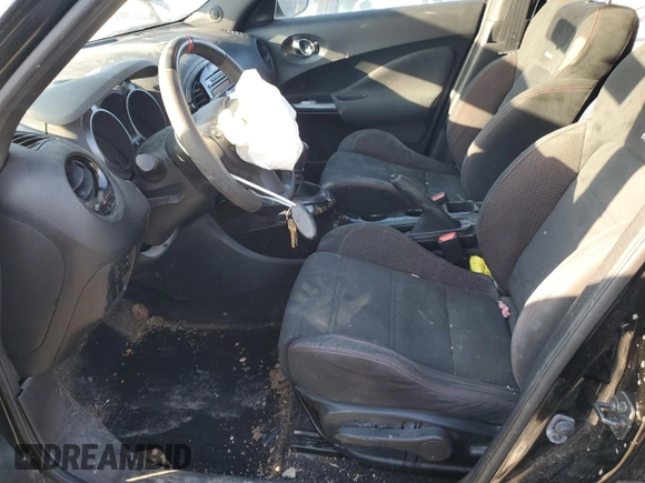 2014 Nissan Juke S with VIN JN8AF5MR3ET362570, listed as a Copart auction lot 48042185 with 93,843 mi miles and Salvage Title. Bid and sale history available at DreamBid. Image 7.