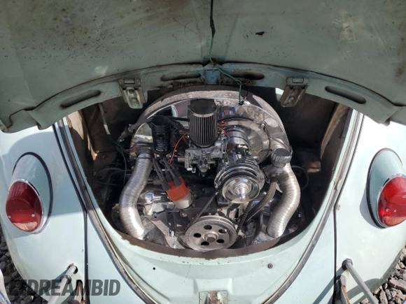 1964 Volkswagen Beetle with VIN 6441255, listed as a Copart auction lot 56974525 with 2,403 mi miles and Salvage title. Bid and sale history available at DreamBid. Image 11.