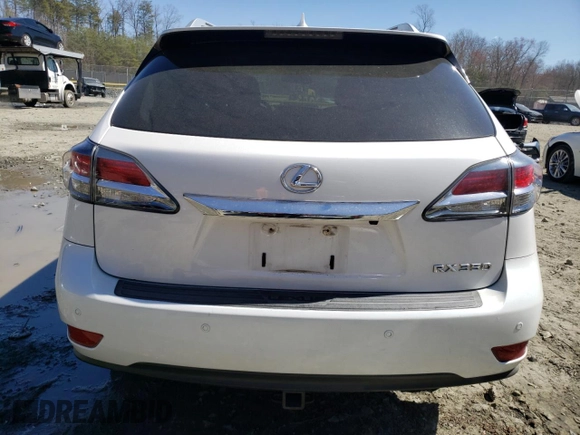 2015 Lexus RX 350 with VIN 2T2BK1BA2FC289939, listed as a Copart auction lot 51022075 with 190,205 mi miles and Salvage Title. Bid and sale history available at DreamBid. Image 6.