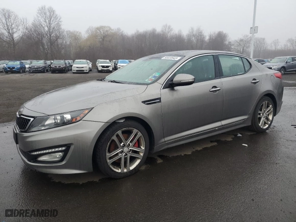 2013 Kia Optima SX w/Limited Pkg with VIN 5XXGR4A64DG215545, listed as a Copart auction lot 50020945 with 146,049 mi miles and Clean Title. Bid and sale history available at carsss.com. Image 1.