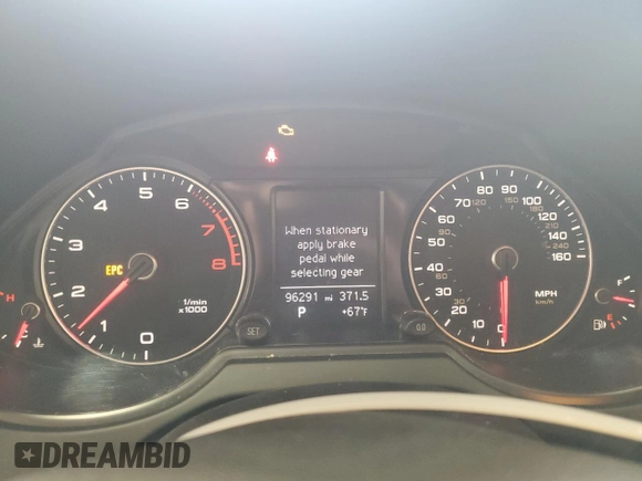 2016 Audi Q5 Premium with VIN WA1C2AFP6GA021919, listed as a Copart auction lot 52882585 with 96,291 mi miles and Clean Title. Bid and sale history available at carsss.com. Image 9.