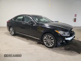 2017 Genesis G80 3.8L with VIN KMHGN4JE1HU199075, listed as a Copart auction lot 72238284 with 41,891 mi miles and Salvage Title. Bid and sale history available at carsss.com. Image 4.
