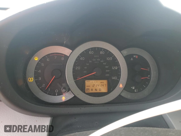 2009 Toyota RAV4 with VIN JTMBF33V49D002677, listed as a Copart auction lot 53811525 with 214,147 mi miles and Salvage Title. Bid and sale history available at DreamBid. Image 9.