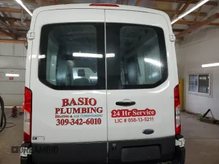 2015 Ford Transit Cargo with VIN 1FTNR1CM5FKA52415, listed as a Copart auction lot 89204035 with 169,656 mi miles and Salvage Title. Bid and sale history available at carsss.com. Image 6.