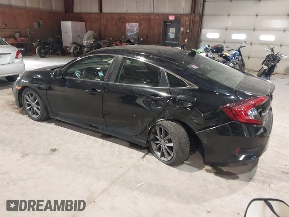 2020 Honda Civic Sedan EX with VIN 19XFC1F35LE203955, listed as a IAAI auction lot 41215735 with 44,102 mi miles. Bid and sale history available at carsss.com. Image 3.