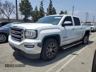 2018 GMC Sierra 1500 SLT with VIN 3GTP1NEC6JG488296, listed as a Copart auction lot 59754685 with 263,831 mi miles and Salvage title. Bid and sale history available at DreamBid. Image 1.