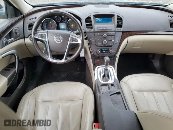 2011 Buick Regal CXL RL3 with VIN 2G4GR5EC7B9178996, listed as a Copart auction lot 80221204 with 126,810 mi miles and Salvage Title. Bid and sale history available at carsss.com. Image 8.