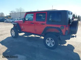 2008 Jeep Wrangler Unlimited X with VIN 1J4GA39188L619460, listed as a IAAI auction lot 41745778 with 199,799 mi miles. Bid and sale history available at carsss.com. Image 3.