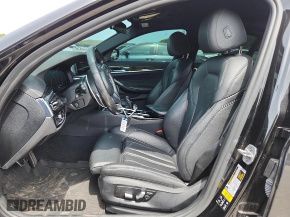 2019 BMW 5 Series 540i xDrive with VIN WBAJE7C53KWD55234, listed as a Copart auction lot 57797475 with 81,844 mi miles and Salvage title. Bid and sale history available at DreamBid. Image 7.