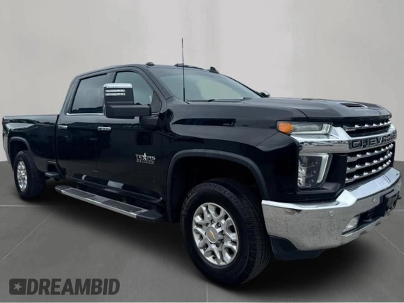 2021 Chevrolet Silverado 3500HD LTZ with VIN 1GC4YUEYXMF150653, listed as a Copart auction lot 64889045 with 163,490 mi miles and Clean title. Bid and sale history available at DreamBid. Image 1.