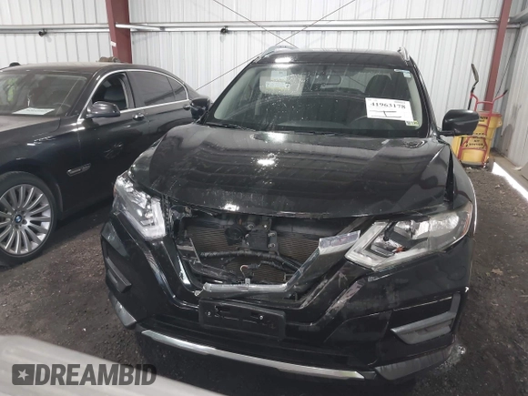 2017 Nissan Rogue SV with VIN JN8AT2MT9HW406061, listed as a IAAI auction lot 41963178 with 108,627 mi miles. Bid and sale history available at carsss.com. Image 6.