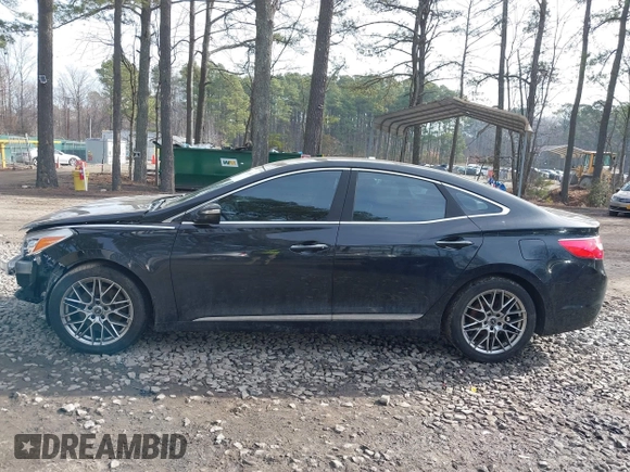 2014 Hyundai Azera Limited with VIN KMHFH4JG0EA368973, listed as a IAAI auction lot 41656545 with 108,631 mi miles and . Bid and sale history available at carsss.com. Image 14.