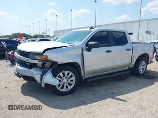 2020 Chevrolet Silverado 1500 Custom with VIN 3GCPWBEH6LG340504, listed as a IAAI auction lot 40007894 with 49,725 mi miles. Bid and sale history available at carsss.com. Image 22.