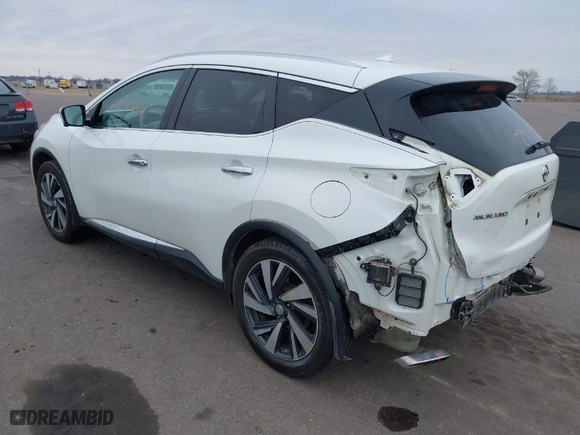 2015 Nissan Murano SV with VIN 5N1AZ2MH1FN264230, listed as a IAAI auction lot 41706849 with 232,718 mi miles. Bid and sale history available at carsss.com. Image 3.