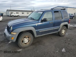 2005 Jeep Liberty Sport with VIN 1J4GL48K25W500470, listed as a Copart auction lot 85486204 with 0 mi miles and Salvage Title. Bid and sale history available at carsss.com. Image 1.