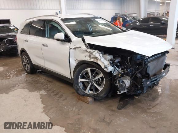 2019 Kia Sorento EX V6 with VIN 5XYPH4A54KG454466, listed as a IAAI auction lot 41565519 with 42,500 mi miles. Bid and sale history available at carsss.com. Image 1.