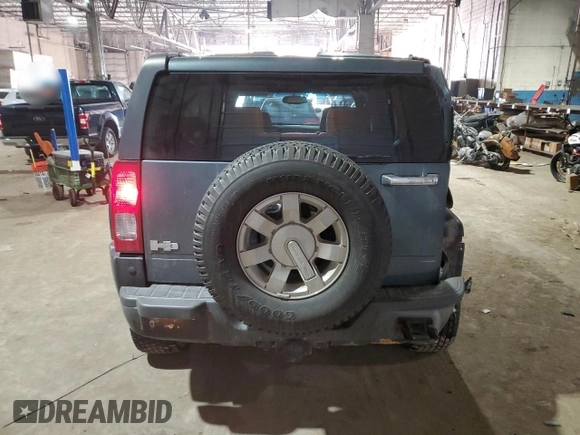 2006 Hummer H3 with VIN 5GTDN136568130299, listed as a Copart auction lot 41859875 with 129,070 mi miles and Clean Title. Bid and sale history available at DreamBid. Image 6.