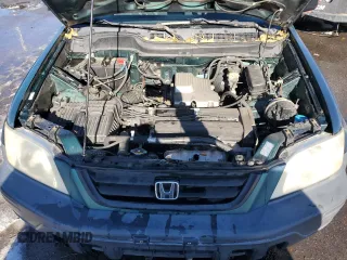 2001 Honda CR-V LX with VIN JHLRD18471S007674, listed as a Copart auction lot 42606115 with 196,485 mi miles and Salvage Title. Bid and sale history available at carsss.com. Image 12.